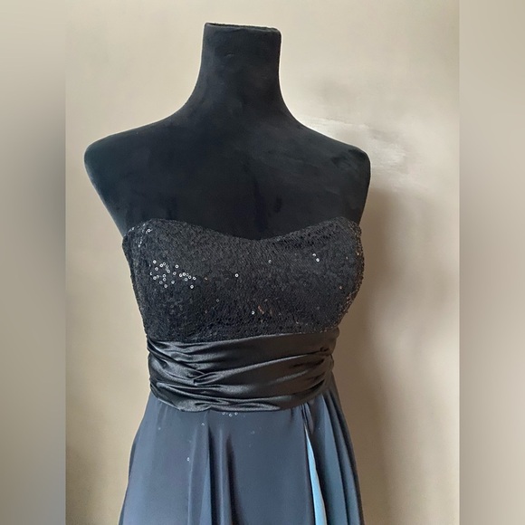 SPEECHLESS black white ombré high low dress prom formal hoco sz 7 juniors EUC - Picture 11 of 16